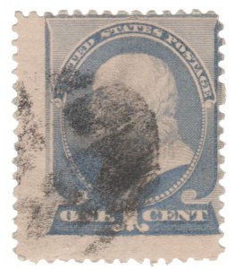 UNITED STATES STAMP 1887 SCOTT # 212. USED HINGED. # 2