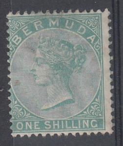 Bermuda Scott 6 Mint hinged (Catalog Value $450.00)