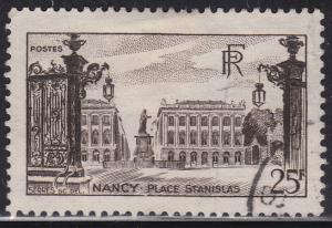 France 574 USED 1946 Stanislas Square, Nancy 25Fr