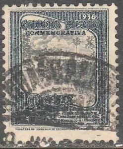 MEXICO 726, 10¢ HIGHWAY INAUGURATION, USED F-VF. (578)