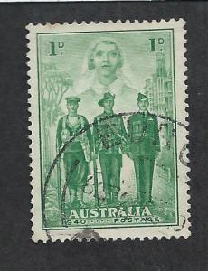 AUSTRALIA SC# 184 FVF/U 1940