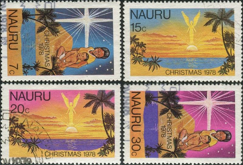 Nauru 1978 SG193-196 Christmas set FU