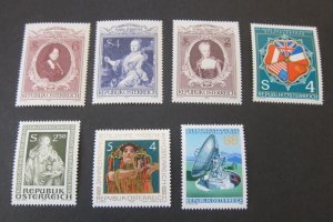 Austria 1980 Sc 1149-55 sets(5) MNH