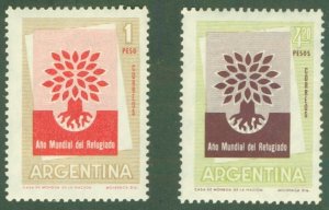 ARGENTINA 710-11 MNH BIN $0.75