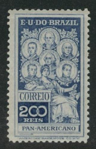 Brazil Scott 191 MH* 1909 stamp CV$13.50