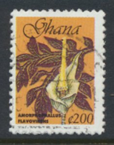 Ghana  SC# 2104A Used   Flowers  see details and scan