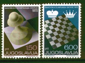 1472 - Yugoslavia 1972 - Chess Olympiad Skopje - MNH Set