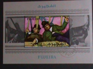 FUJEIRA-THE WRIGHT BROTHERS AND 1ST FLIGHT-CT0 S/S VF WE SHIP TO WORLD WIDE