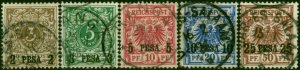 German East Africa 1893 Set of 5 SG1-6 Fine Used