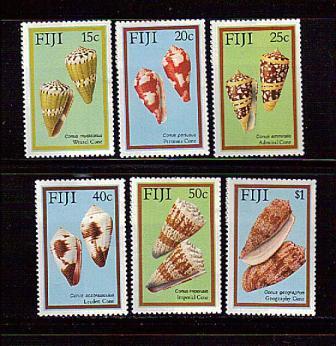 Fiji Scott # 564-69 Cone Shells MNH