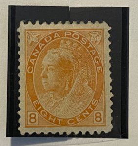 Canada, Queen Victoria, Numeral Issue Stamp, MH, VF