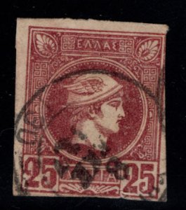 Greece Scott 96 Used Ceres Head imperforate