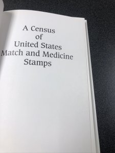 A Census Of US Marth & Medicine Stamps By Michael E. Aldrich