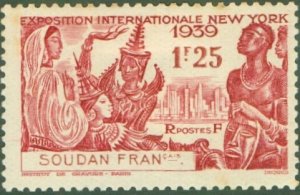 FRENCH SUDAN 116 MH BIN $0.80