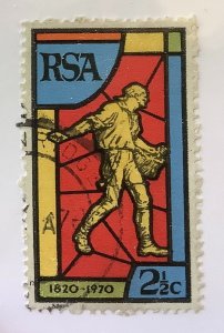 South Africa 1970 Scott 361 used - 2½c, Stained glass, Bible Society 150th Anniv