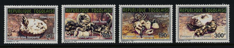 Togo 1596-9 MNH Snakes