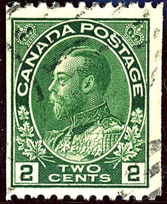 Canada #107 USED TRIMMED PERFS