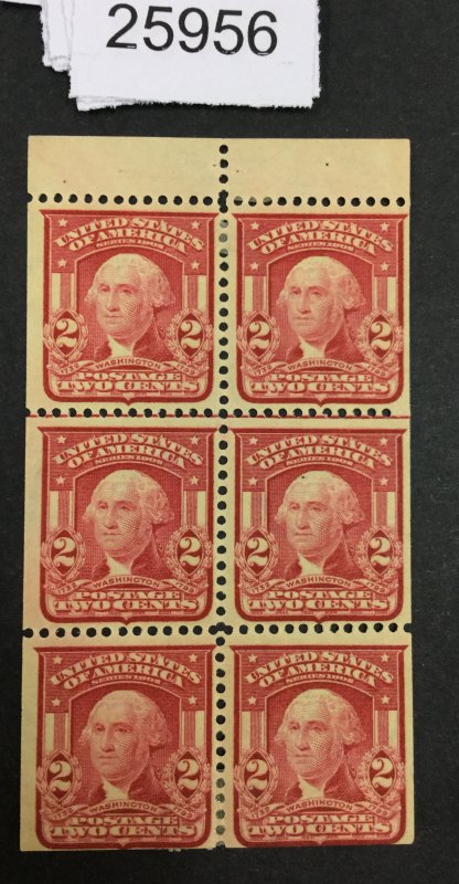 US STAMPS   #319g MINT OG H BOOKLET $250 LOT #25956