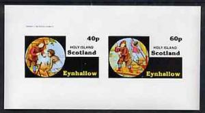 Eynhallow 1982 Fairy Tales (Robinson Crusoe) imperf set o...