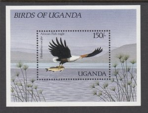 Uganda 578 Bird Souvenir Sheet MNH VF