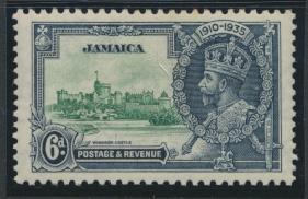 Jamaica SG 116 Mint  Hinged   SC# 111   Silver Jubilee  see details 