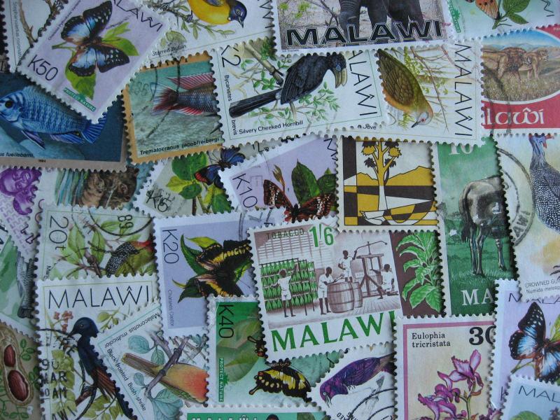 Internationals WW collection breakdown, Malawi 34 different 