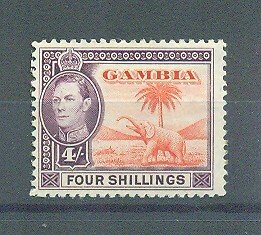 Gambia sc# 141 mh cat value $21.00