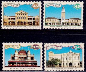 Australia 1992 -  Buildings - MNH set #  1297-1300