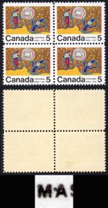 Canada Unitrade 522i 5c Centre Block Dot between M and A MNH Unitrade price 40