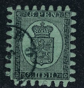 Finland Attractive Roulette III Sc#7 VF corner Fault Cat $200