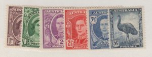 Australia Scott #191-196 Stamp  - Mint Set