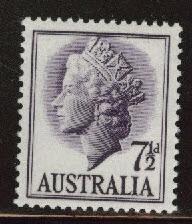 Australia Scott 297 MH* QE2 1957