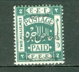 PALESTINE 1920 BRITISH OCCUPATION #16 PERF. 14.....MNH