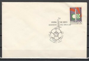 Uruguay, 1981 issue. 04/JAN/81, Soccer Game cancel on Plain Cover.