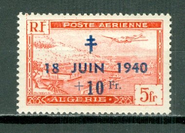 ALGERIA AIR SEMI-POSTAL #CB2 ...MNH...$2.50