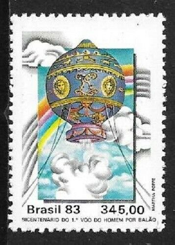 1983    BRAZIL  -  SG.  2058  -  BICENTENARY OF MANNED FLIGHT  -  MNH