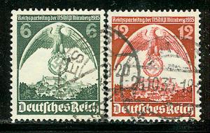 Germany Reich Scott # 465 - 466, used