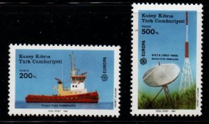 Northern Cyprus Sc 222-223 1988  Europa stamp set mint NH