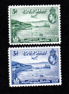 Papua New Guinea # C6-C7 Mint!