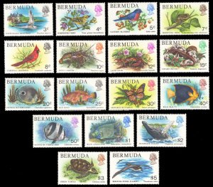 Bermuda 1978-79 Scott #363-379 Mint Never Hinged