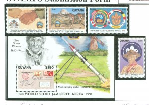 Guyana #2503-2507 Mint (NH) Souvenir Sheet (Scouts)