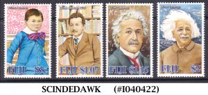 FIJI - 2005 ALBERT EINSTEIN / THEORY OF RELATIVITY - 4V - MINT NH