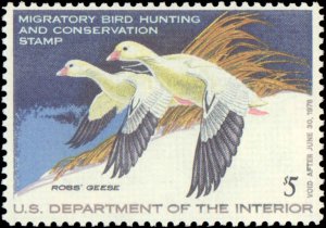 United States - Hunting Permit Stamps #RW44, Complete Set, 1977, Birds, Never...