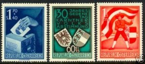 AUSTRIA Sc # B269-71 (2)  MNH COMPLETE