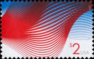 4954 $2 Patriotic Wave Single