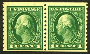 U.S. #443 MINT PAIR OG NH
