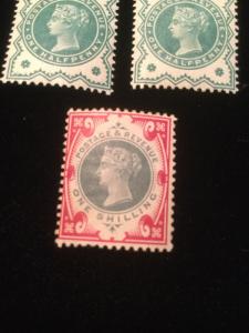 Great Britain Scott #125& 126 Mint Hinged Full Gum!