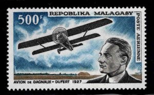 Madagascar Scott C84 MH* Biplane  Airmail