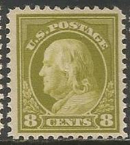 U.S. Scott #508 8-Cent Franklin Olive Stamp - Mint Single