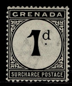 GRENADA EDVII SG D8, 1d blue-black, LH MINT.